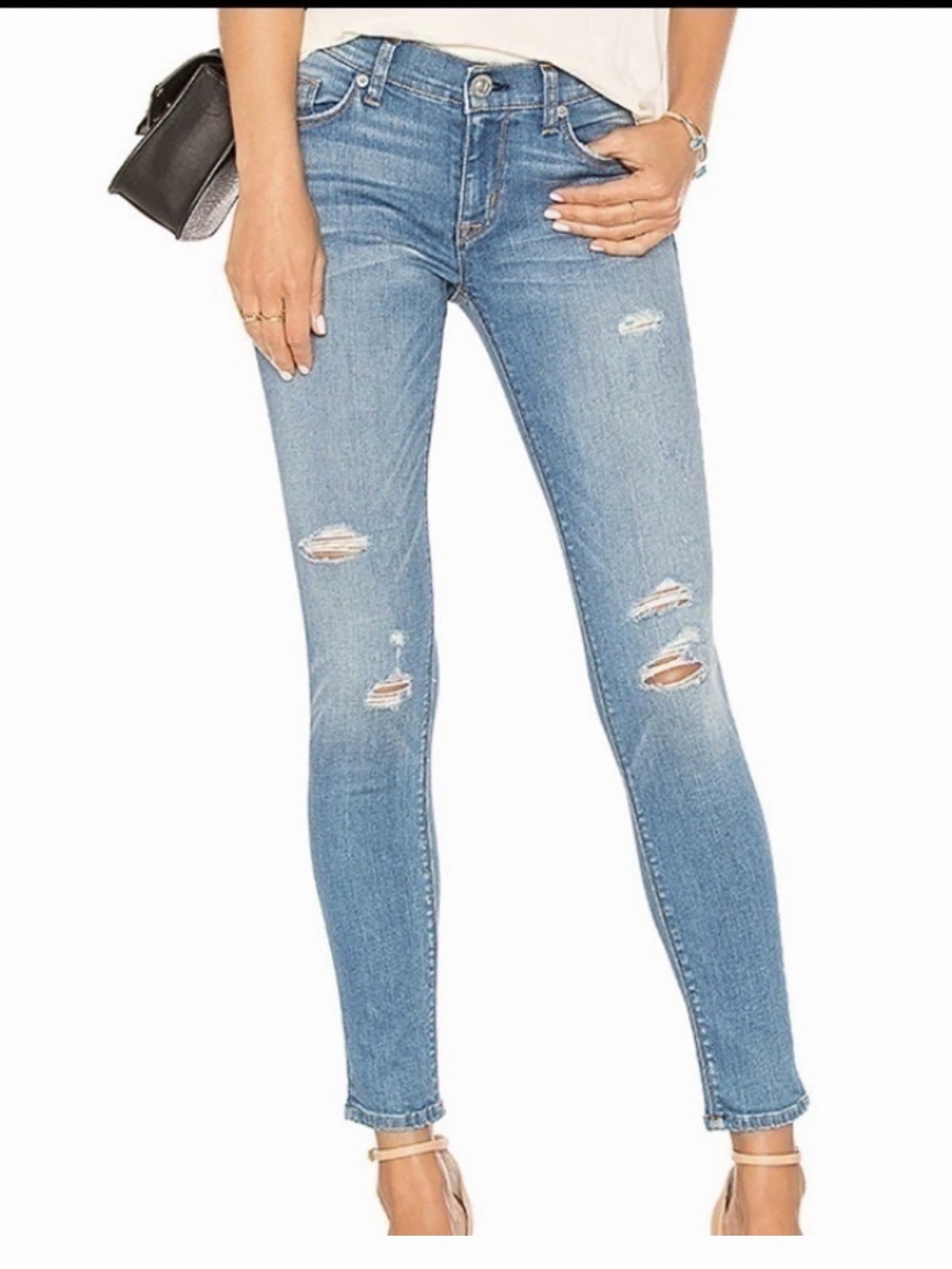 Hudson Krista Ankle Super Skinny Jeans Size 28